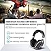 Wireless Headphones for TV Watching with Optical, ARTISTE ADH300 2.4GHz Digital Wireless TV Headphones, 100ft Distance Rechargeable for TV/PC/Phone (Black with Optical)