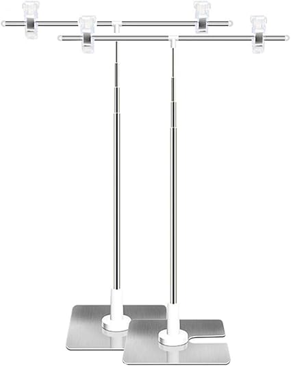 Amazon Azakbl Popスタンド 長さ調節可能 フロアスタンド 持ち運びに便利 簡単収納 組み立て式 広告スタンド 2個入り Pop広告スタンド 取付部品 文房具 オフィス用品