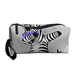 Jessent Coin Pouch Funny Dance Zebra Pen Holder