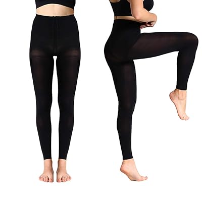 Manzi Women's Suntan Black Footless Tights, Ghana Ubuy