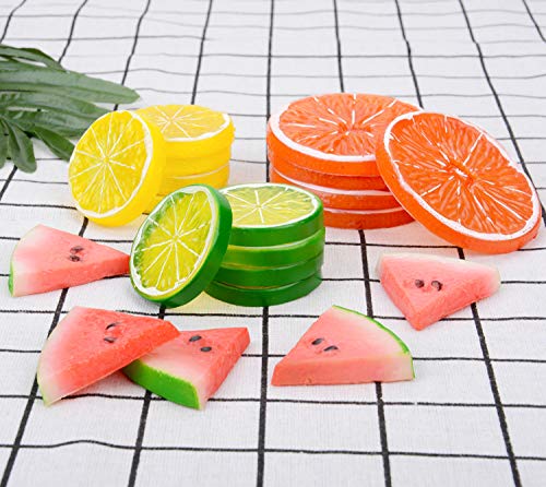 JUSTDOLIFE 20PCS Artificial Fruit Assorted Types Fake Fruit Fake Food for Photography - Thumbnail 3
