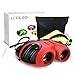 Birthday Gifts for Boys, DIMY 8x21 Compact Fogproof Binoculars for Hiking Hunting Red DL04