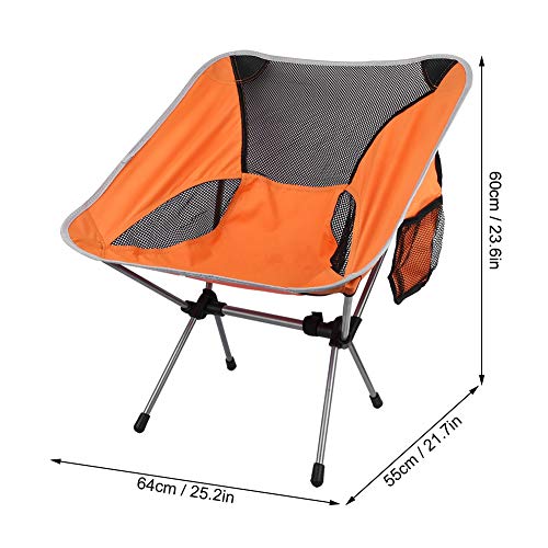 SunshineFace Draagbare Opvouwbare Rugleuningstoel Buiten Wandelen Camping Vissen Picknick Kruk Stoel - Image 4