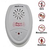 Mehome® Ultrasonic Pest Repeller - Repells Rodents and Insects Electromagnetic Rat Mouse Insect Repeller