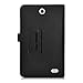 Acer Iconia One 8 B1-850 case, KuGi ® Acer Iconia One 8 B1-850-Multi-Angle Stand Slim-Book PU Leather Cover Case only fit for for Acer Iconia One 8 B1-850 tablet (Black)