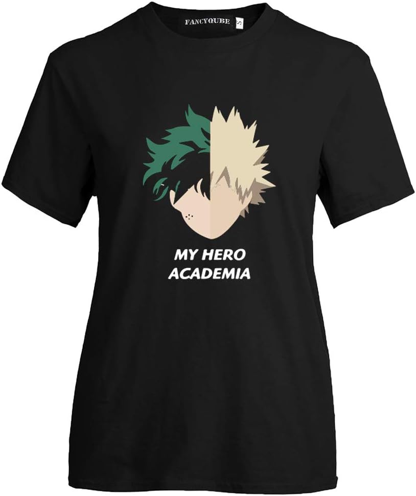 My Hero Academia T-shirt, Izuku Midoriya Shirt Crewneck Cosplay Short Sleeve Tee Top