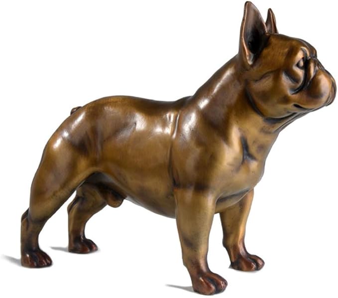 brass bulldog figurine