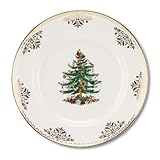 Spode Christmas Tree Gold Salad Plate, Set of 4