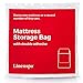 Linenspa Moving-Mattress Storage Bag with Double Adhesive Closure, Heavy Duty, Queen/Full, Transparent/Clear