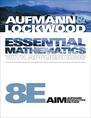Essential Mathematics with Applications (Available Titles...