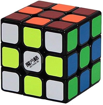 Qiyi Mofangge Thunderclap 3 x 3 Magic Speed Cube, 56 mm (Black)