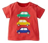 Fiream Little Boys&Girls Summer Cotton Short Sleeve T Shirt(18months to 6years)