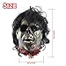 LITTLEGRASS Halloween Props Scary Hanging Severed Head Decorations,Life-Size Bloody Cut Off Corpse Head Ghost Animated Zombie Head for Haunted Houses Party Decor Funny Festive Supplies