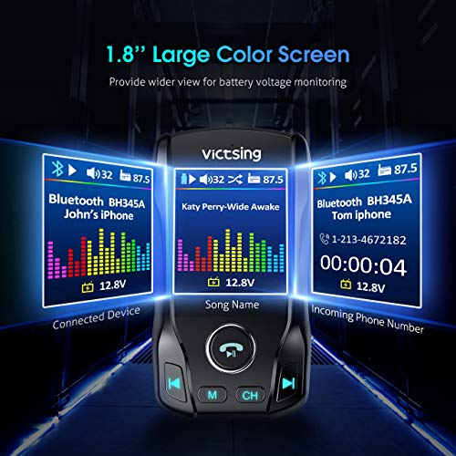 2 VicTsing+Upgraded+Bluetooth+Transmitter+Hands+free