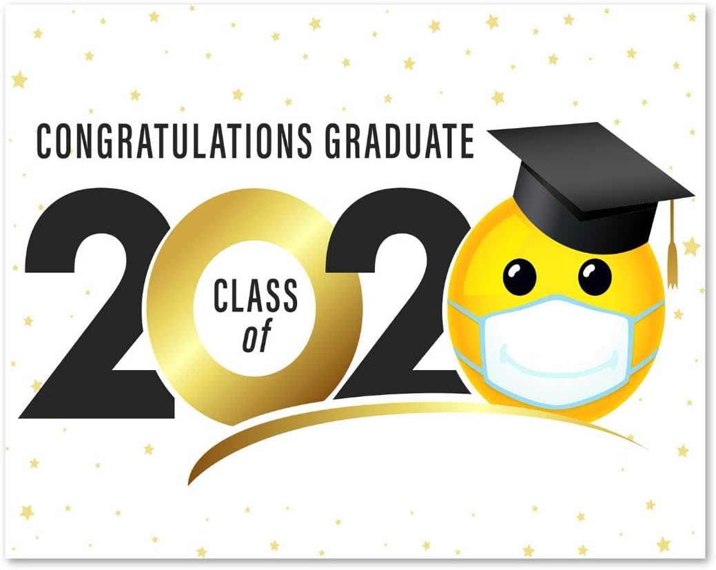 Amazon.com : Graduation Congratulations Class of 2020 - Blank on the