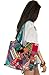 Unique Women Boho Blue Colorful Tote Shoulder Bag Tassel Handbag Top Handle Beach Travel Bohemian Hippie