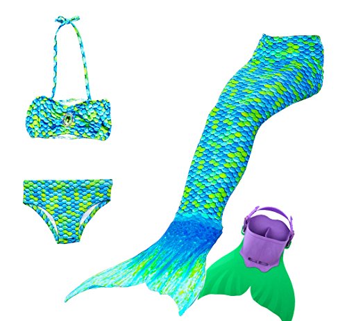 Fittoo Mermaid Swimming Fin Swim Fin with New Strong Adjustable Strap