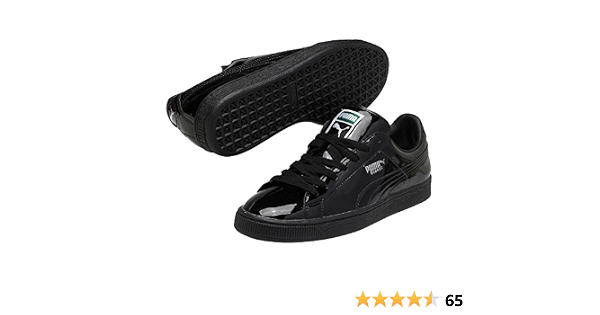 PUMA Mens Basket Matte \u0026 Shine Sneakers 