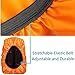 Jepeak Waterproof Backpack Rain Cover, 35L-45L Daypack Rainproof Dustproof Protector Raincover (Elastic Adjustable) for Hiking Camping Traveling, Orange