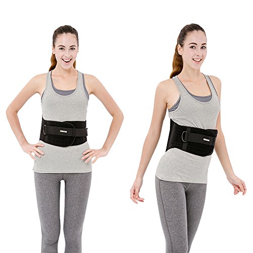 Bracoo Lumbar Brace, Lower Back Support Belt for Chronic Pain Relief, Sciatica & Posture Corrector - Advanced, Ultra-Customizable, Versatile with Quad-Spring Stabilizers, BB30, Large/X-Large - Thumbnail 7