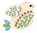 Bucilla Wood Stitchable Shapes, Handmade Charlotte, 3 by 3-Inch, Bird, 3