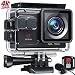 Victure AC700 4K 20MP Action Camera, 40M Waterproof Underwater Camera with EIS Tech, External Microphone and Remote Control with 2 Batteries and Mounting Accessories Kit