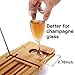 Utoplike Bamboo Bathtub Caddy Tray Bath Tray for Tub, Adjustable Bathroom Bathtub Organizer with Book Tablet Wine Glass Cup Towel Holder,Distinctive Gift (24.5-37.4