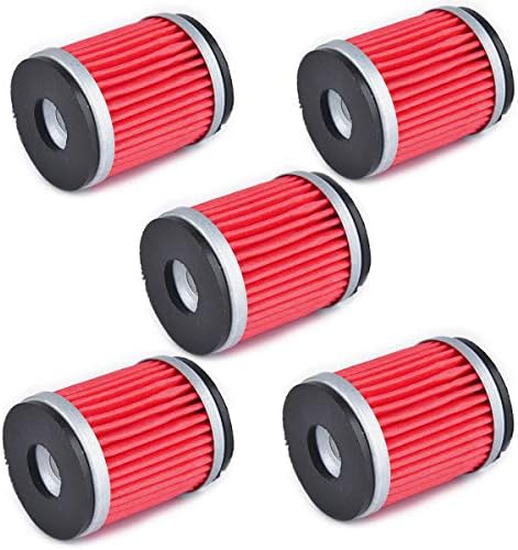 5 x Oil Filter fit Replacement for YFZ 450 2003 2004 2005 2006 2007 2008 2009 WR250F WR450F KN141 HF141