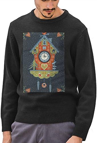 Cuckoo Bird Clock Men 90s Cool Crewneck Sweatshirt Sweaters Young