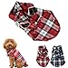 CXB1983(TM)Cute Pet Dog Puppy Clothes Shirt Size XS/S/M/L Blue Red Color (S, Red) by CXB1983(TM)