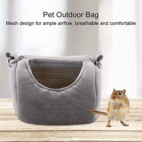 image for TOPINCN Pet Out Backpack Breathable Pet Small Animal Carrier Hamster T