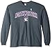 Elite Fan Shop Fan Favorite Dark Heather Long Sleeve Arch Back Tee Shirt
