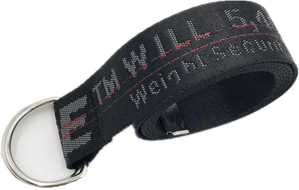 OW Belt Fashion Long Waistband Accessories Letters Embroidery For Men Women