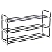 3-Tier Shoe Rack Organizer Storage Bench Stand for Mens Womens Shoes Closet with Iron Shelves That Holds up to 15 Pairs. Hot Shoe Racks with Three Tiers Metal Shelf & Easy Assembly with no Tools.