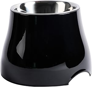 Yoken Sturdy Elevated Dog Bowls, [Prevention of Vertebrae Disease] [2X Non-Slip] Dog Food Bowls with Stainless Steel Bowl, High Capacity Dog Water Bowl, Colorful Raised Dog Bowl for MediumSmall Dogs