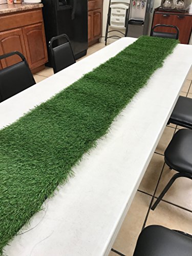 Premium Pro Turf- 1' X 12' ALL GREEN Synthetic Grass. Perfect table runner! - Thumbnail 5