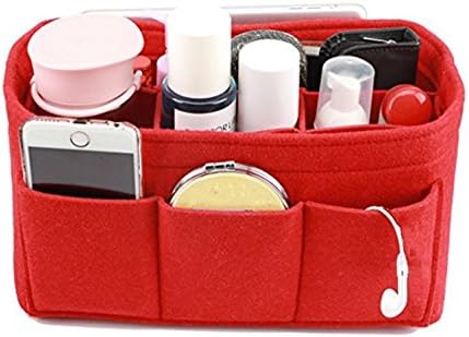 Felt Handbag Organizer ,Insert purse organizer 12 Poctects Structure Shaper fits Speedy 25 30 Two Size