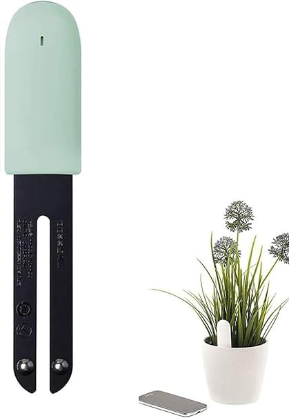 Wanfei Soil Moisture Meter Intelligent 4 In 1 Plant Monitor Plant Sensor Soil Tester Smart Plant Moisture Detector Plant Meter Monitors Moisture Light Fertility Temperature For Ios Android Amazon Co Uk Garden Outdoors