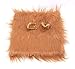 Lion Mane for Dog,Neckerchief, Pet Festival Halloween Party Fancy Lion Hair Dog Clothes Dress with Ears(Neck perimeter 35.1in, Adjustable,Light Brown )