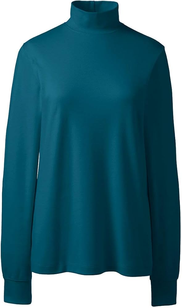 women's long sleeve mock turtleneck