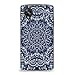 Case for Nexus 5, CasesByLorraine Blue Mandala Floral Pattern Case Plastic Hard Cover for LG Google Nexus 5 (N15-2)
