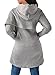 Dokoll Women’s Hooded Long Sleeve Asymmetric Hem Wrap Solid Color Pocket Sweatshirt Tops Blouse Outwear Pullover Hoodies