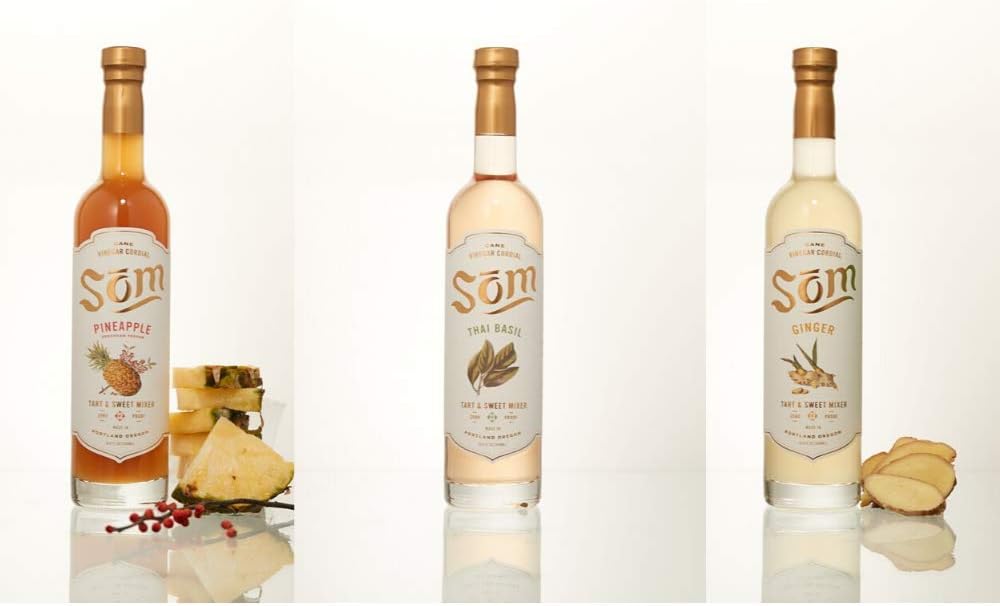 Cordials (Ginger, Pineapple, Thai Basil (3-pack))