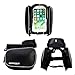 MOREZONE Bicycle Top Tube Frame Bag Cycling Pannier Waterproof Mobile Phone Screen Touch Holder For iPhone 8 7 7plus 6 6plus Below 6.0