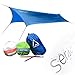[#1 Hammock and Tent Tarp] Ultralight Hammock Rain Fly and Shelter Perfect for Waterproof Camping, Lightweight Backpacking and Portable for Travel by Serac