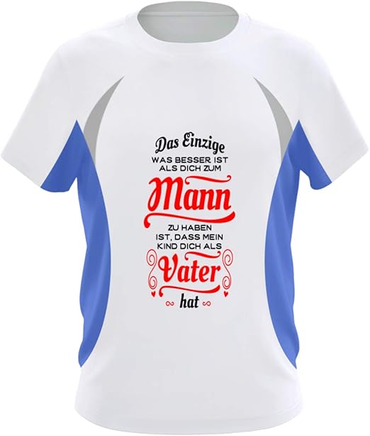Ehemann Papa Toller Mann Toller Vater 1 Kind Herren Laufshirt Tailliert Geschnitten Amazon De Bekleidung
