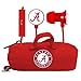 AudioSpice NCAA Alabama Crimson Tide Scorch Earbuds and Mic Clamshell with BudBag