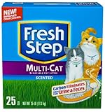 Fresh Step Scoopable Cat Litter, Multiple Cat, 25-Pound Box