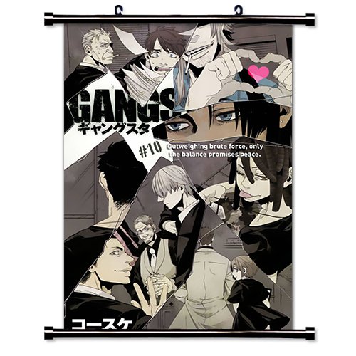 Gangsta Anime Manga Fabric Wall Scroll Poster (16