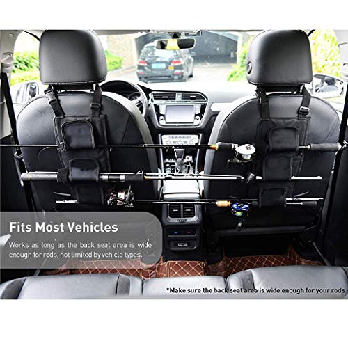 Cypapa Zwei Auto Rutenhalter, Angelrutenhalter Träger für Fahrzeugrücksitz Universal-Angelrutenhalter für Fahrzeuge… – Bild 3